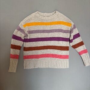 Lou and Grey for Loft Striped cozy sweater Size S